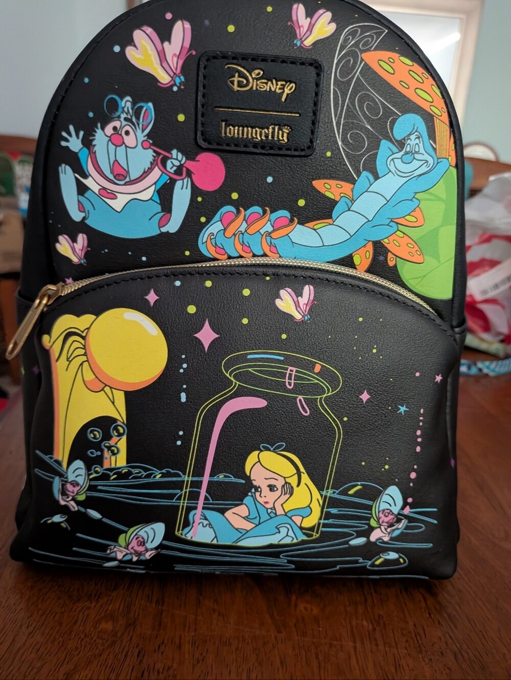 Loungefly Disney Alice in Wonderland Multicolor Mini Backpack